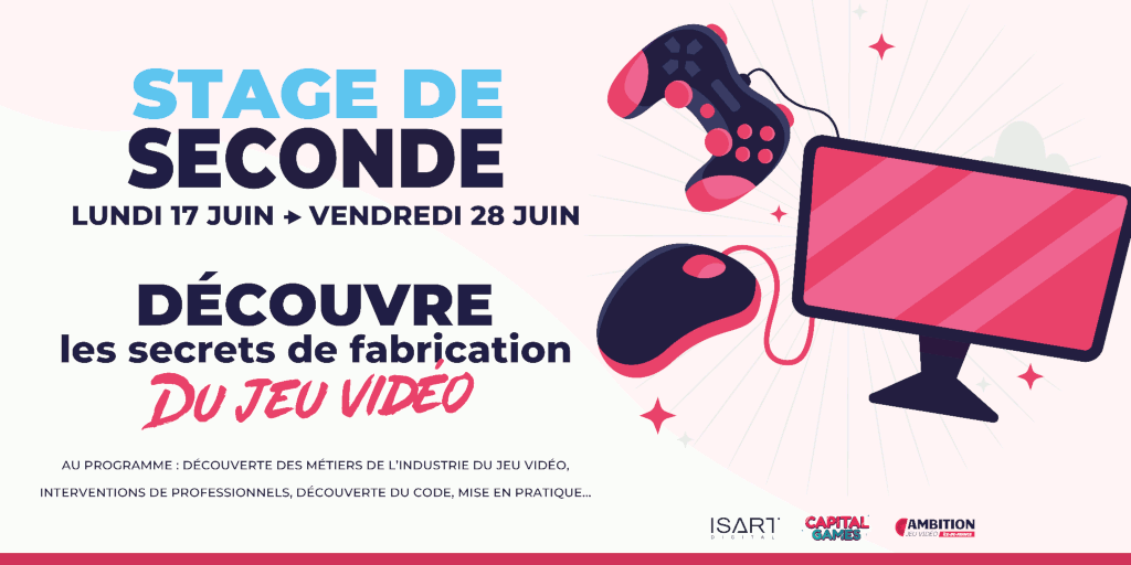 ISART stage-seconde-jeux-video