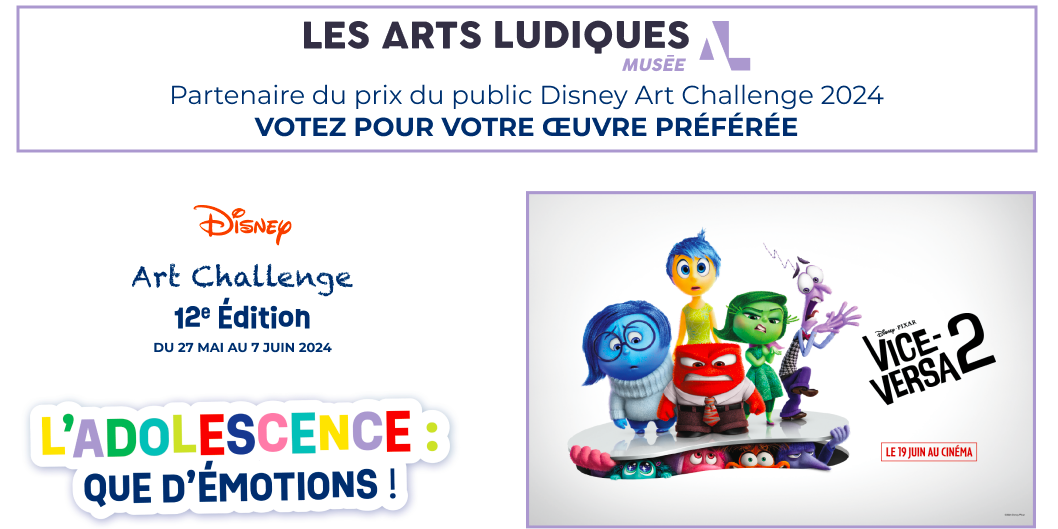 DISNEY ART CHALLENGE ANNONCE DES FINALISTES & OUVERTURE DES VOTES POUR LE PRIX DU PUBLIC
