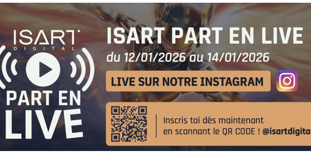 ISART part en live